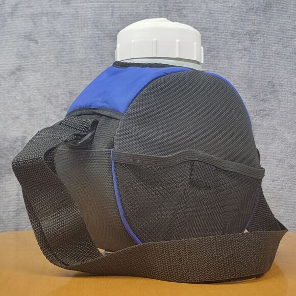 Vintage 90s Igloo 48oz Water Canteen with Raid the Pepsi Cover & Carry Strap - Picture 7 of 15